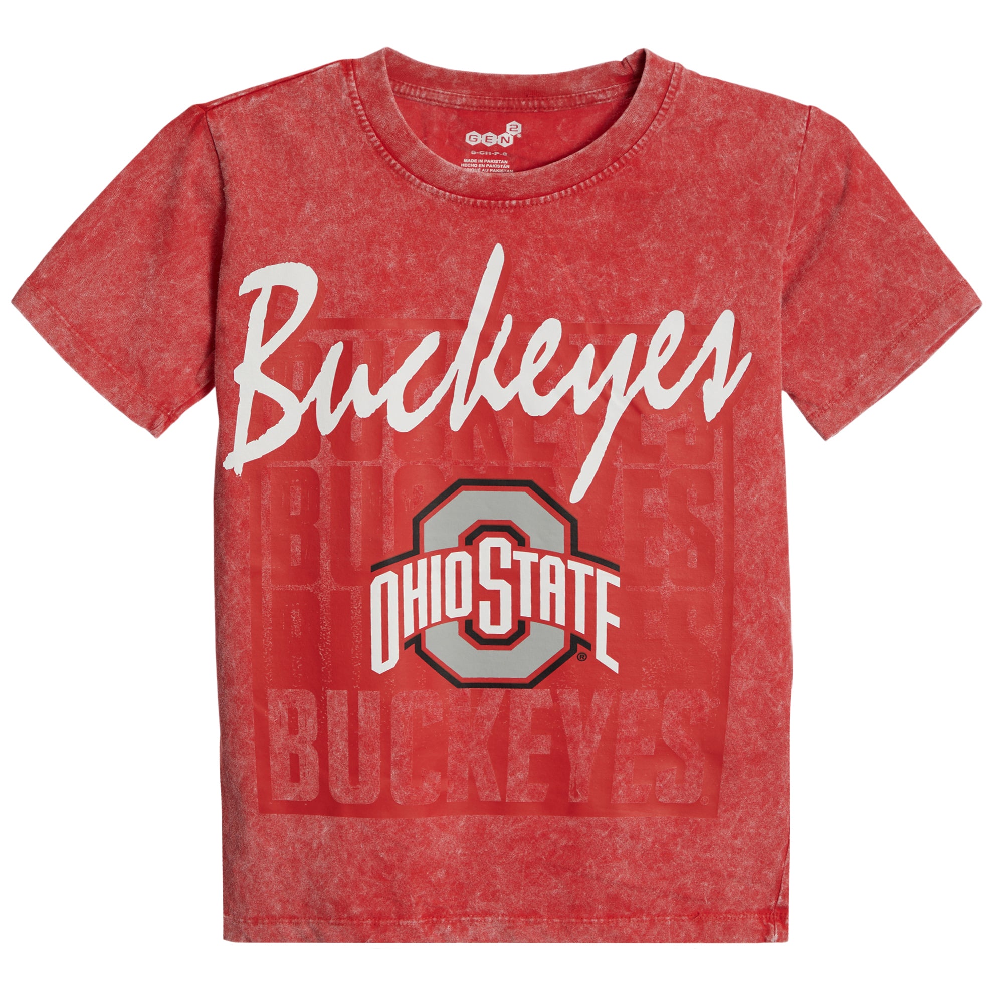 Ohio State Mineral Wash Tee - Denny's