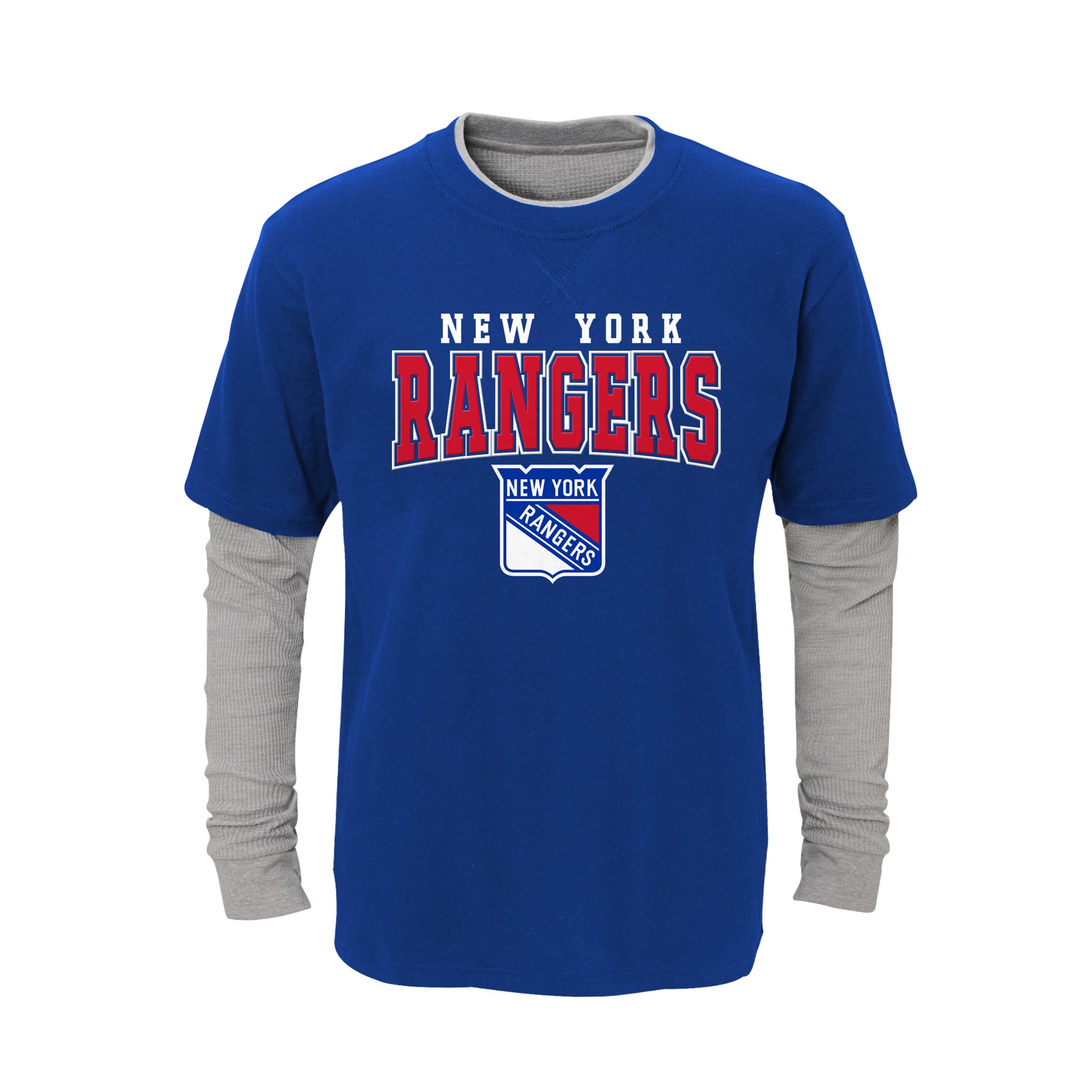 Rangers Faux Layered Top - Denny's