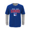 Rangers Faux Layered Top - Denny's