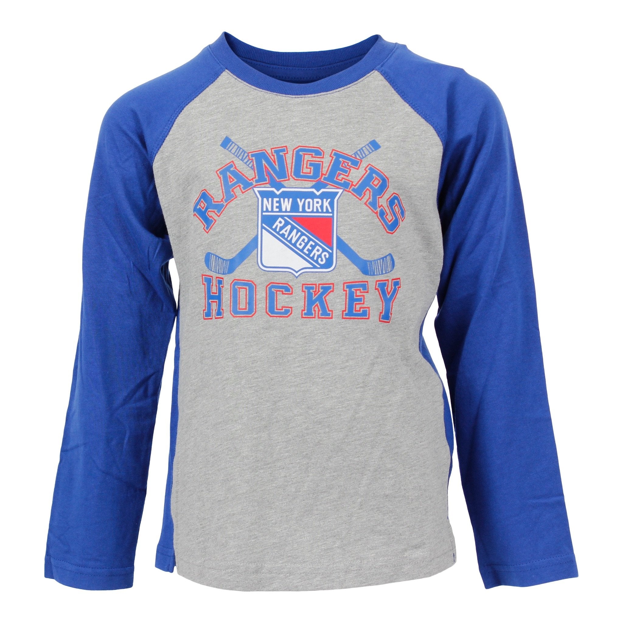 Rangers Intent Long Sleeve Raglan - Denny's