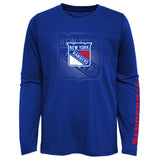 Rangers Stop The Clock Long Sleeve Tee - Denny's