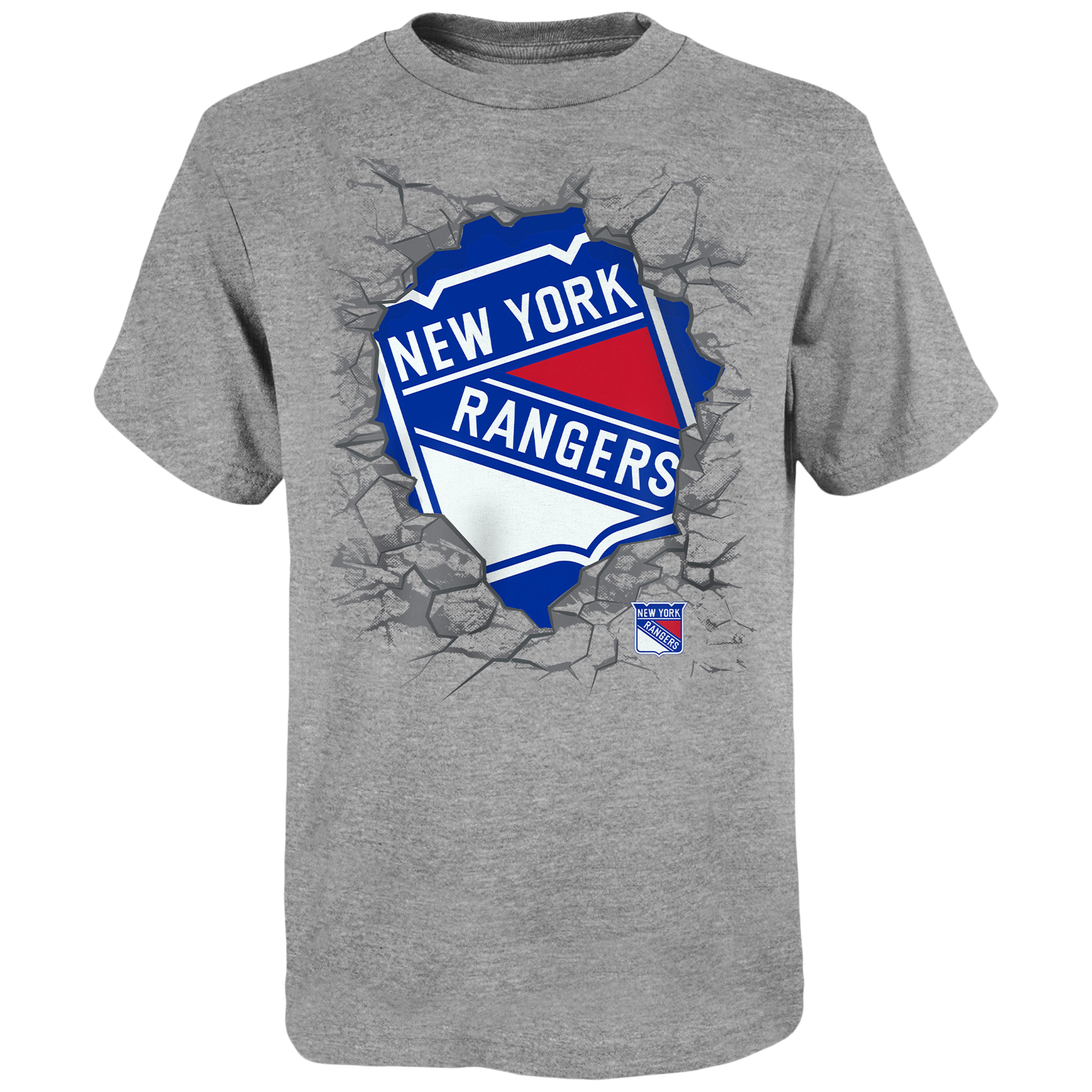 Rangers Break Through Triblend Tee - Denny's