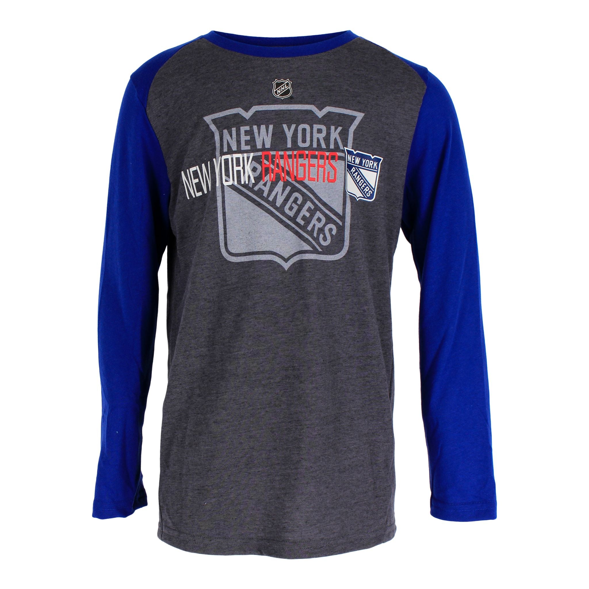 Rangers Open Ice Check Raglan - Denny's