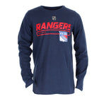Rangers On Ice Primary Long Sleeve Tee - Denny's