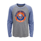 Islanders Rink Splatter Raglan - Denny's