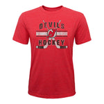 Devil Super Stripe Triblend Tee - Denny's