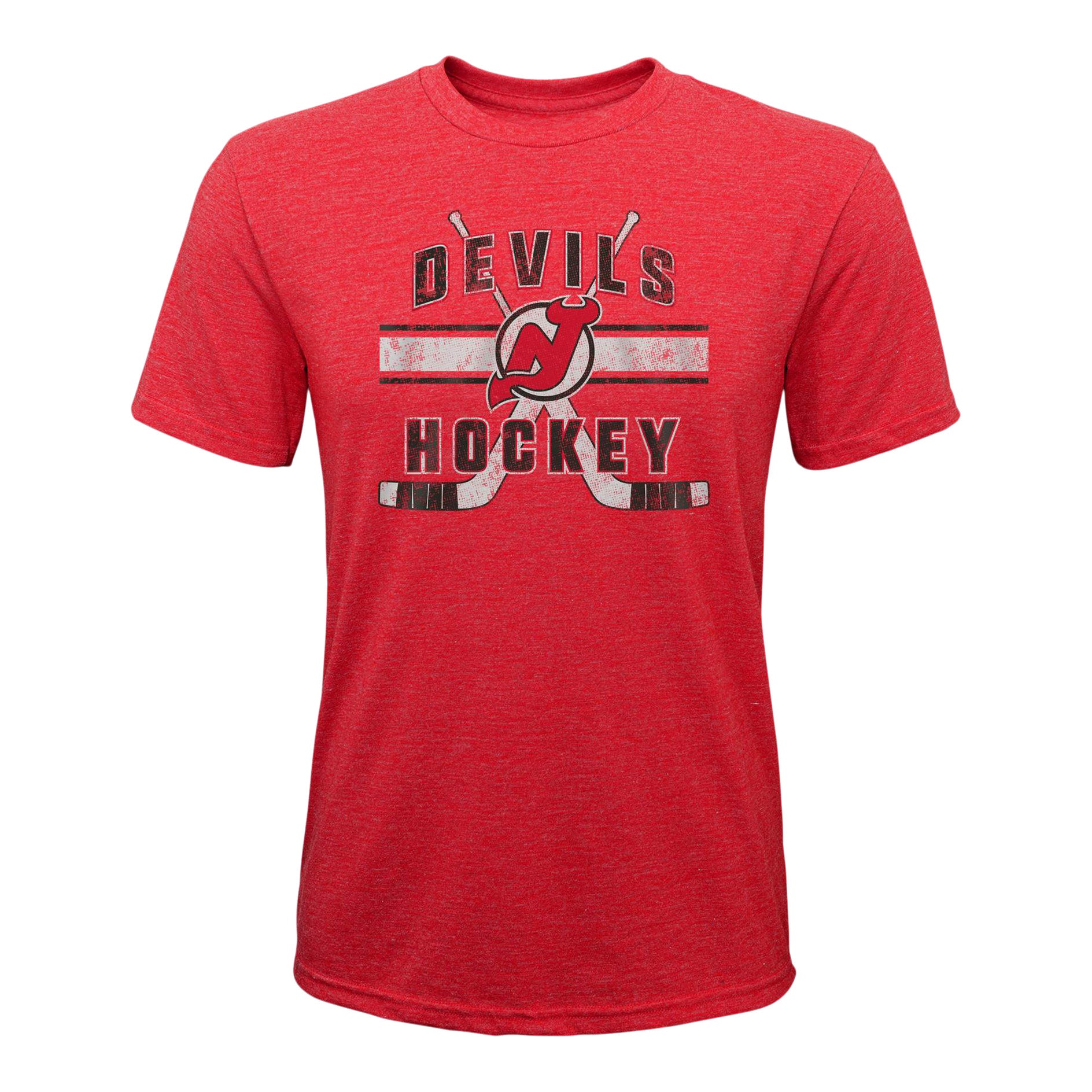 Devil Super Stripe Triblend Tee - Denny's