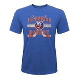 Islanders Super Stripe Triblend Tee - Denny's