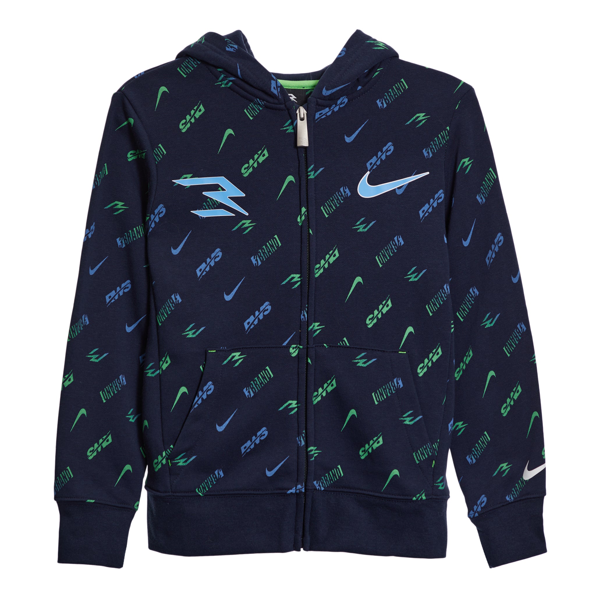 Printed Zip Hoodie - Denny's