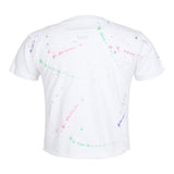 9 Multi Smiley Splatter Crop Tee - Denny's