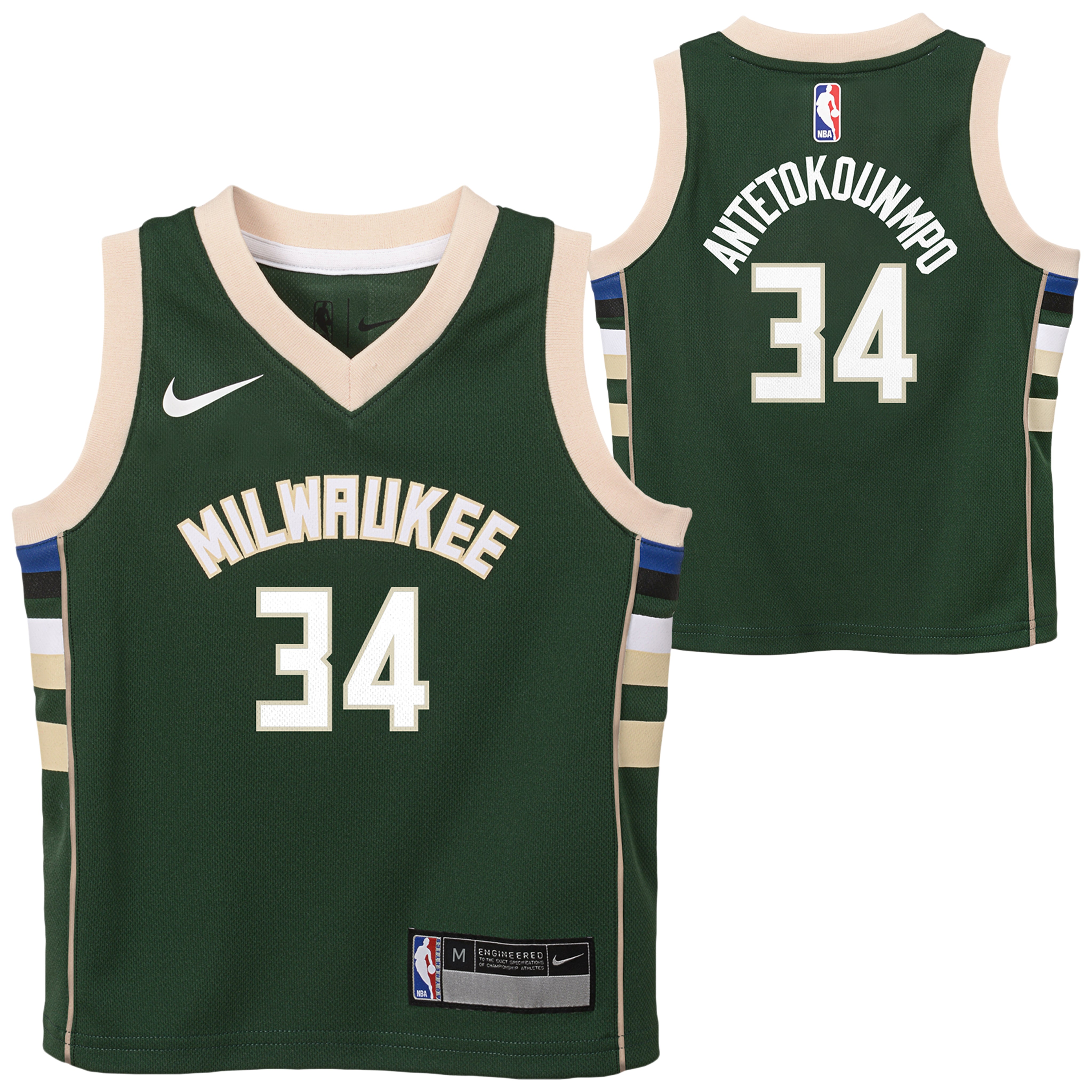 Antetokounmpo Bucks Replica Jersey - Denny's