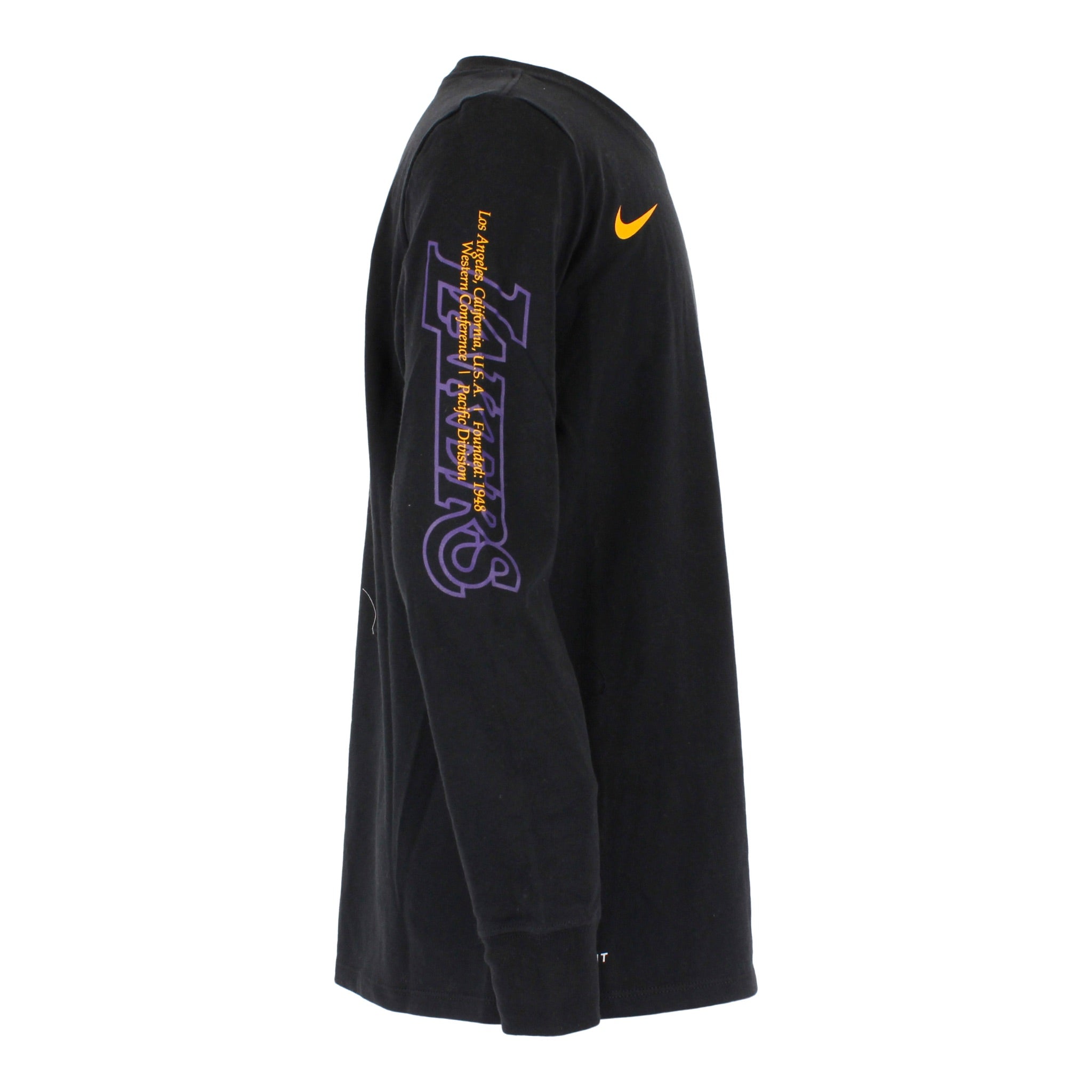 Los Angeles Lakers Logo Long Sleeve Dri-Fit Tee - Denny's