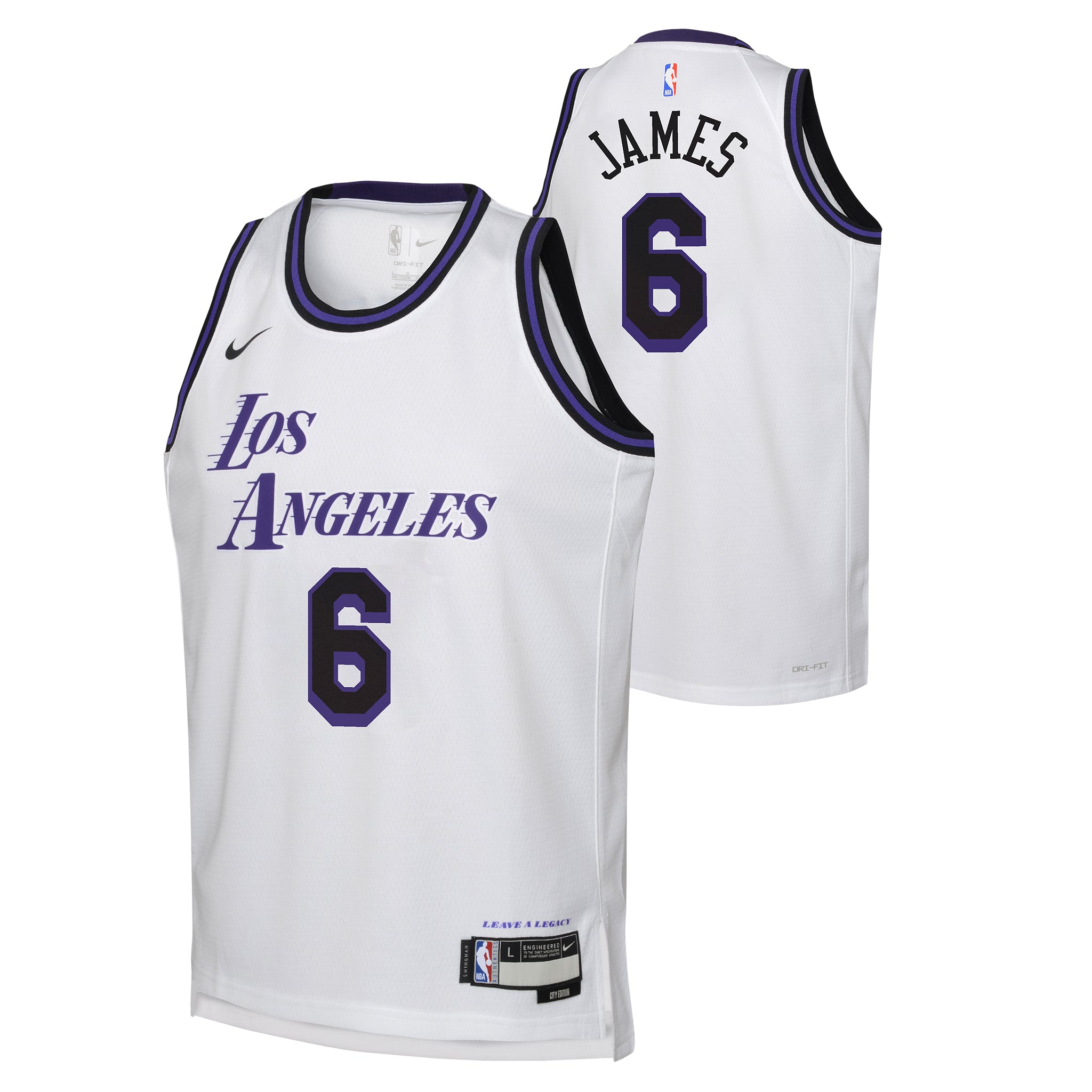 James Lakers Replica City Edition Jersey - Denny's