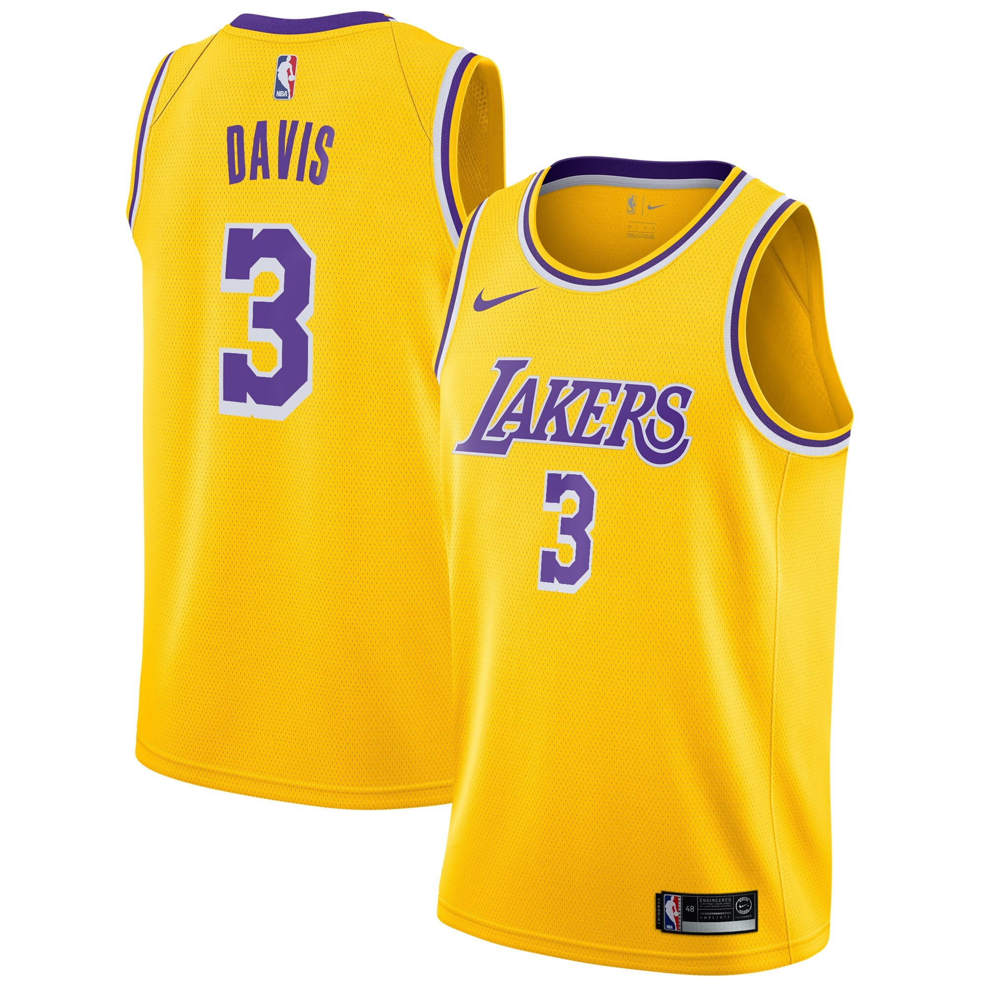 Davis/Lakers Icon Jersey - Denny's