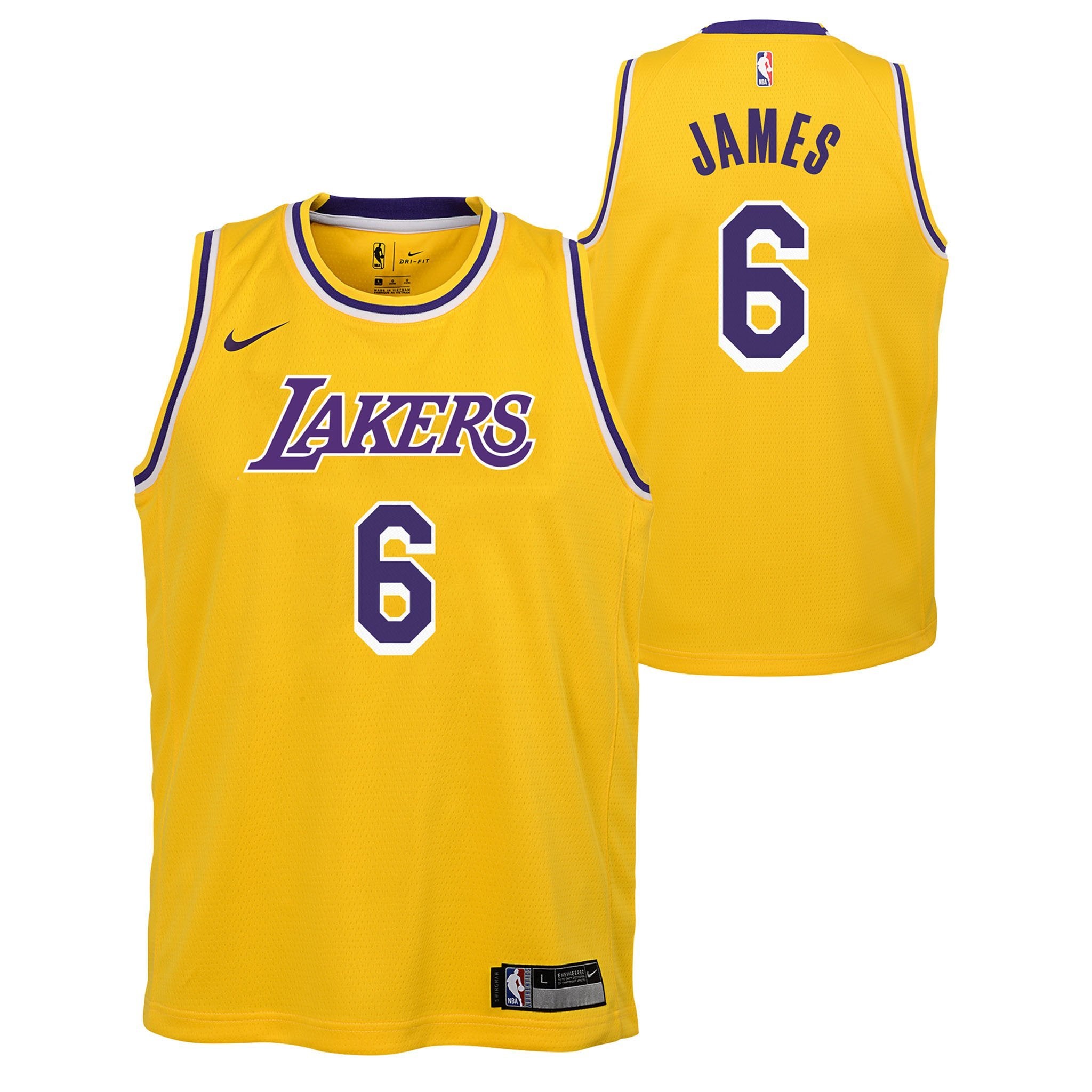James/Lakers Number 6 Icon Jersey - Denny's
