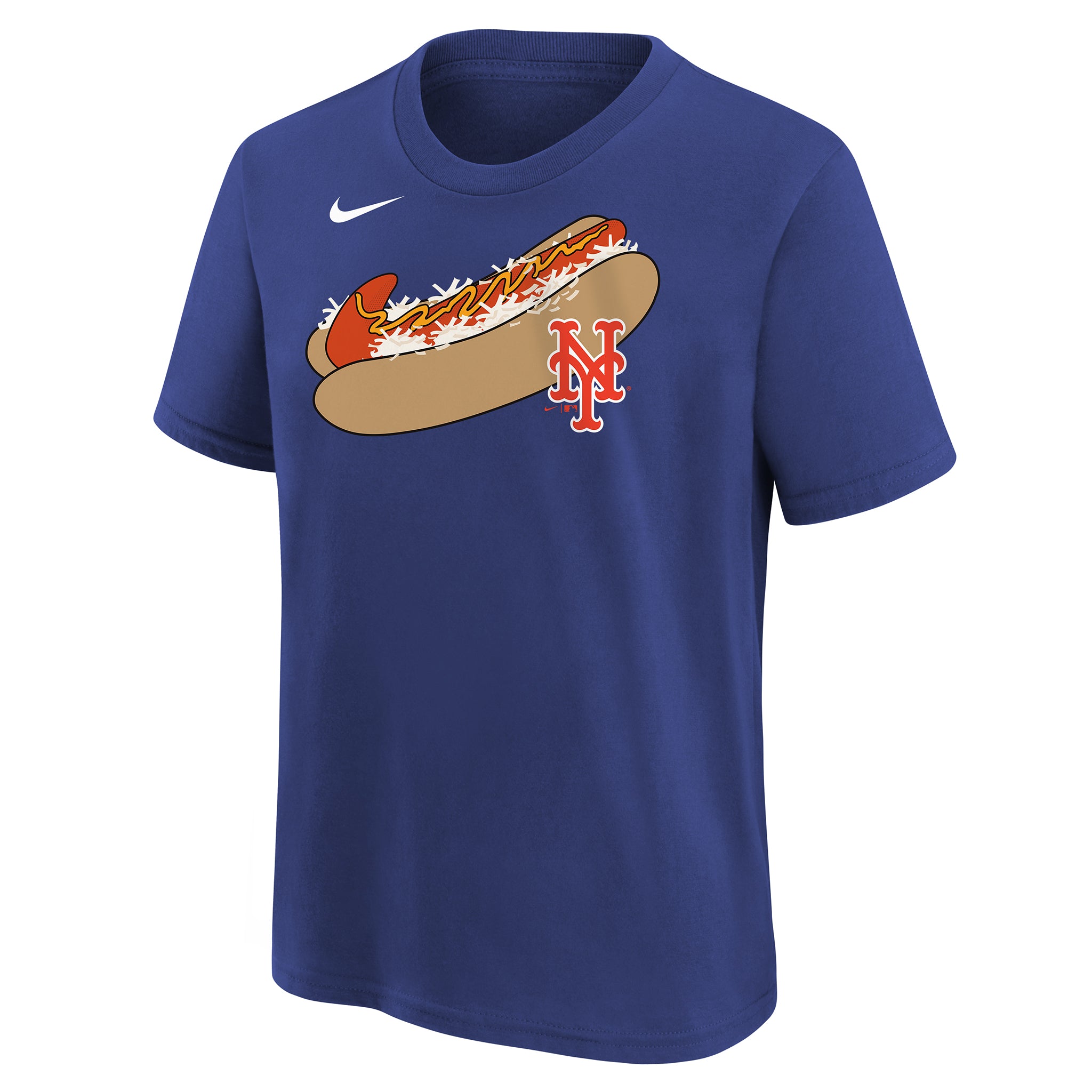 Mets Swoosh Local Dog Tee - Denny's