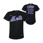 Lindor Mets Black Jersey - Denny's