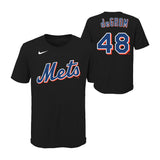Degrom Mets Name and Number Tee - Denny's
