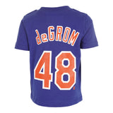 Jacob Degrom Mets Name and Number Tee - Denny's