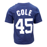 Cole/Yankees Name & Number Tee - Denny's