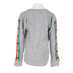 Sweatshirt with Rainbow Snaps Down Arm - Denny's