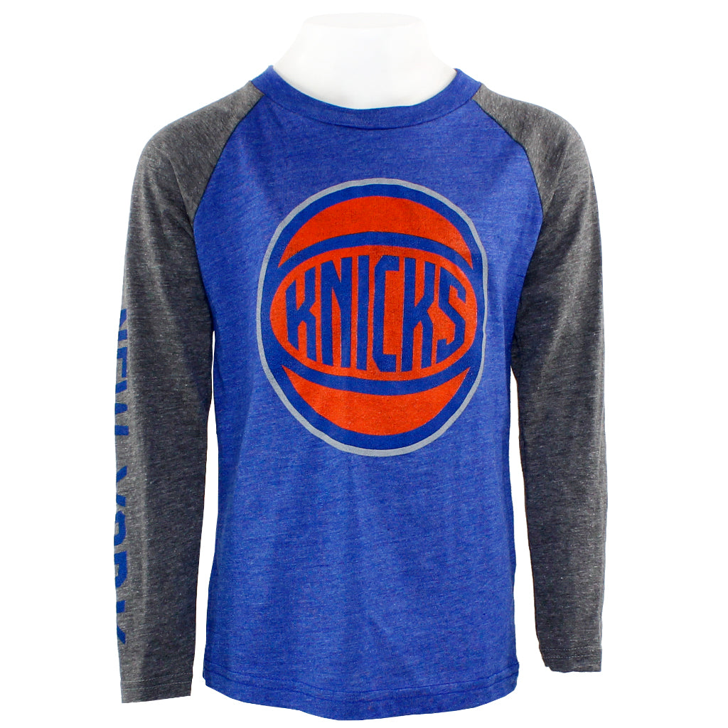 Knicks Fade Away Long Sleeve Raglan Tee - Denny's