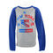 Rangers Long Sleeve Triblend Raglan - Denny's
