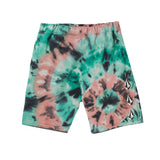 Iconic Stone Tie Dye Fleece Short - Denny's