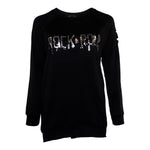 Fleece Sweatshirt with Neck Cut - Denny's