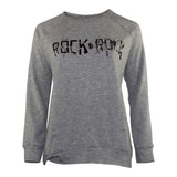 Fleece Sweatshirt with Neck Cut - Denny's