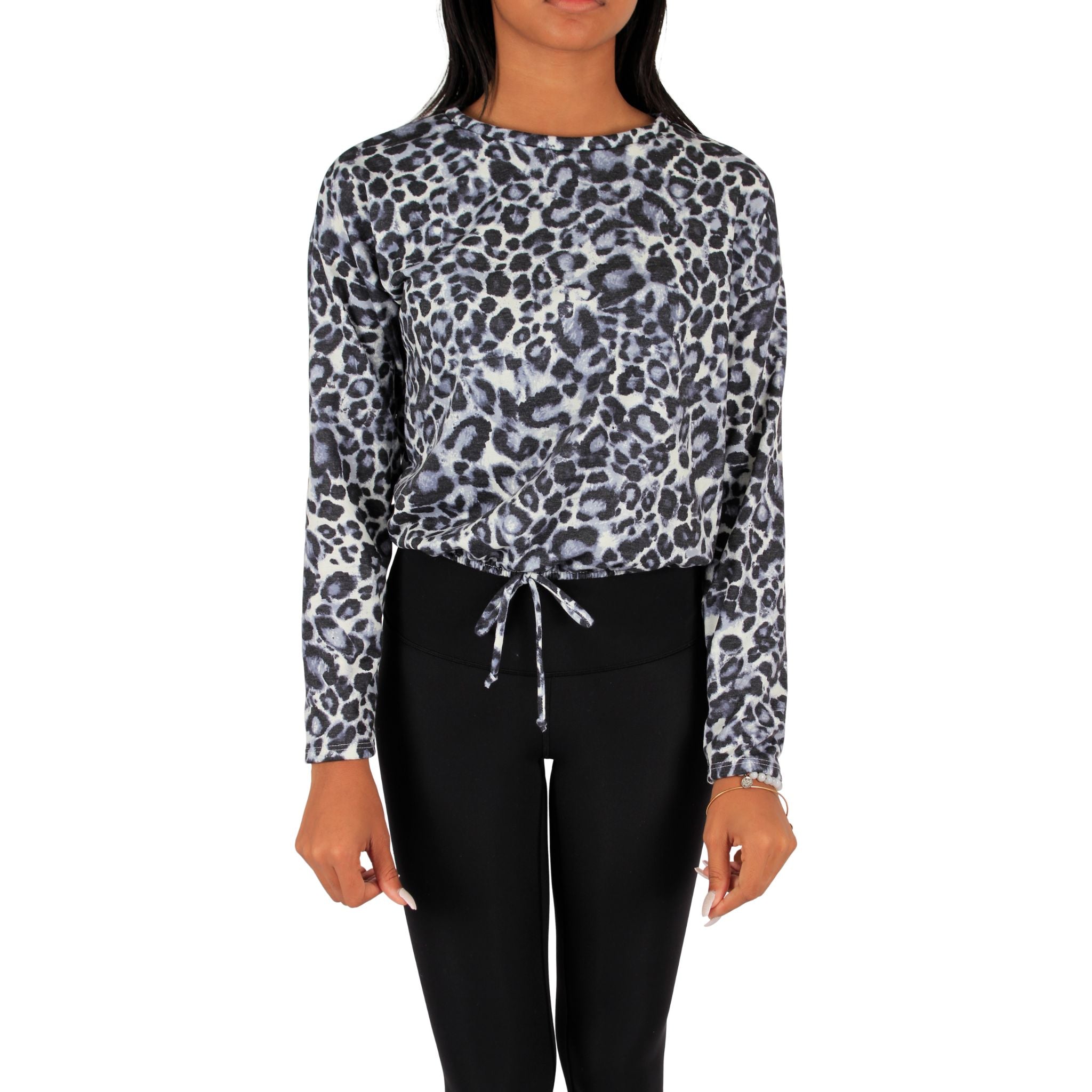 Leopard Tie Top - Denny's