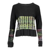 Tie Dye Neon Stripe Crew - Denny's