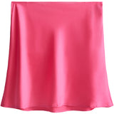 Satin Mini Skirt - Denny's