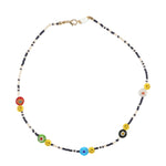 Rainbow Smile Black Mix Choker - Denny's