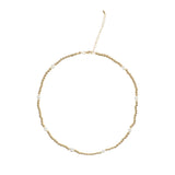 Gold Ball Necklace with Pearls - Denny's