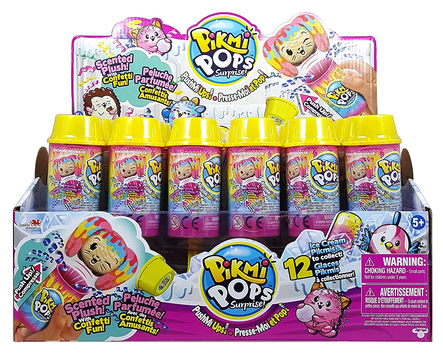 18Piece Push Up Pikimi Pops Series 3 - Denny's
