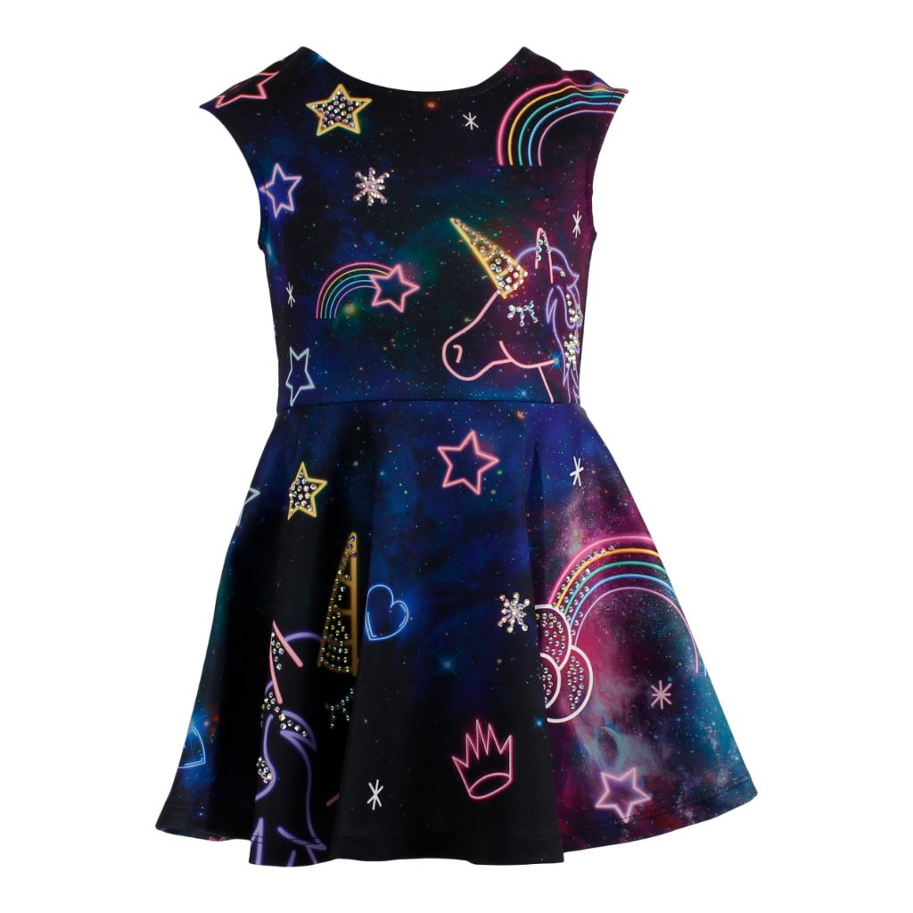 Dress with Unicorn and Rainbow Stones - Denny's