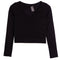 Ribbed V-Neck Top - Denny's