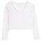 Ribbed V-Neck Top - Denny's