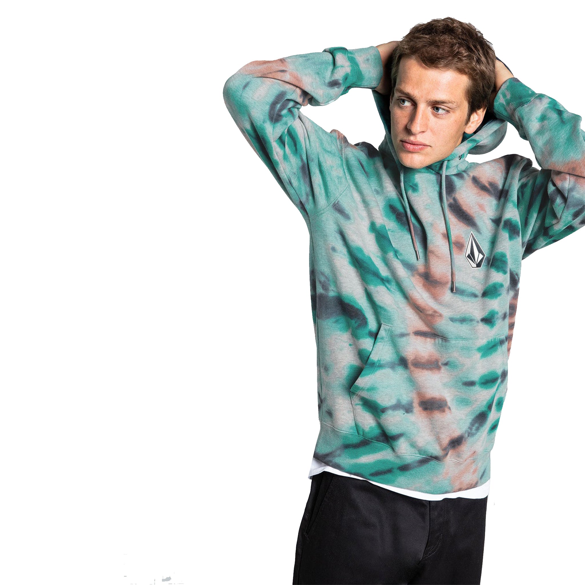 Iconic Stone Tie Dye Hoodie - Denny's