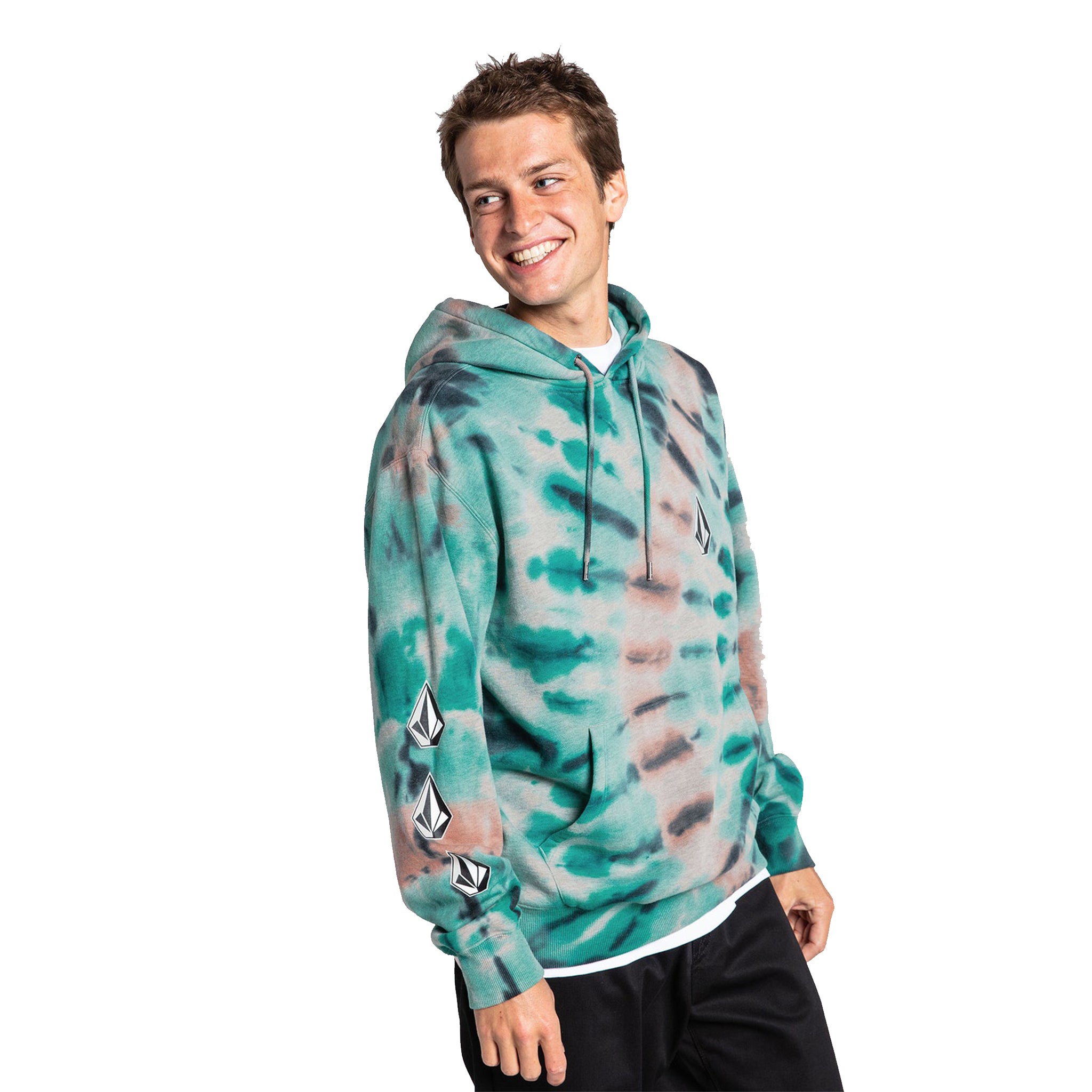 Iconic Stone Tie Dye Hoodie - Denny's