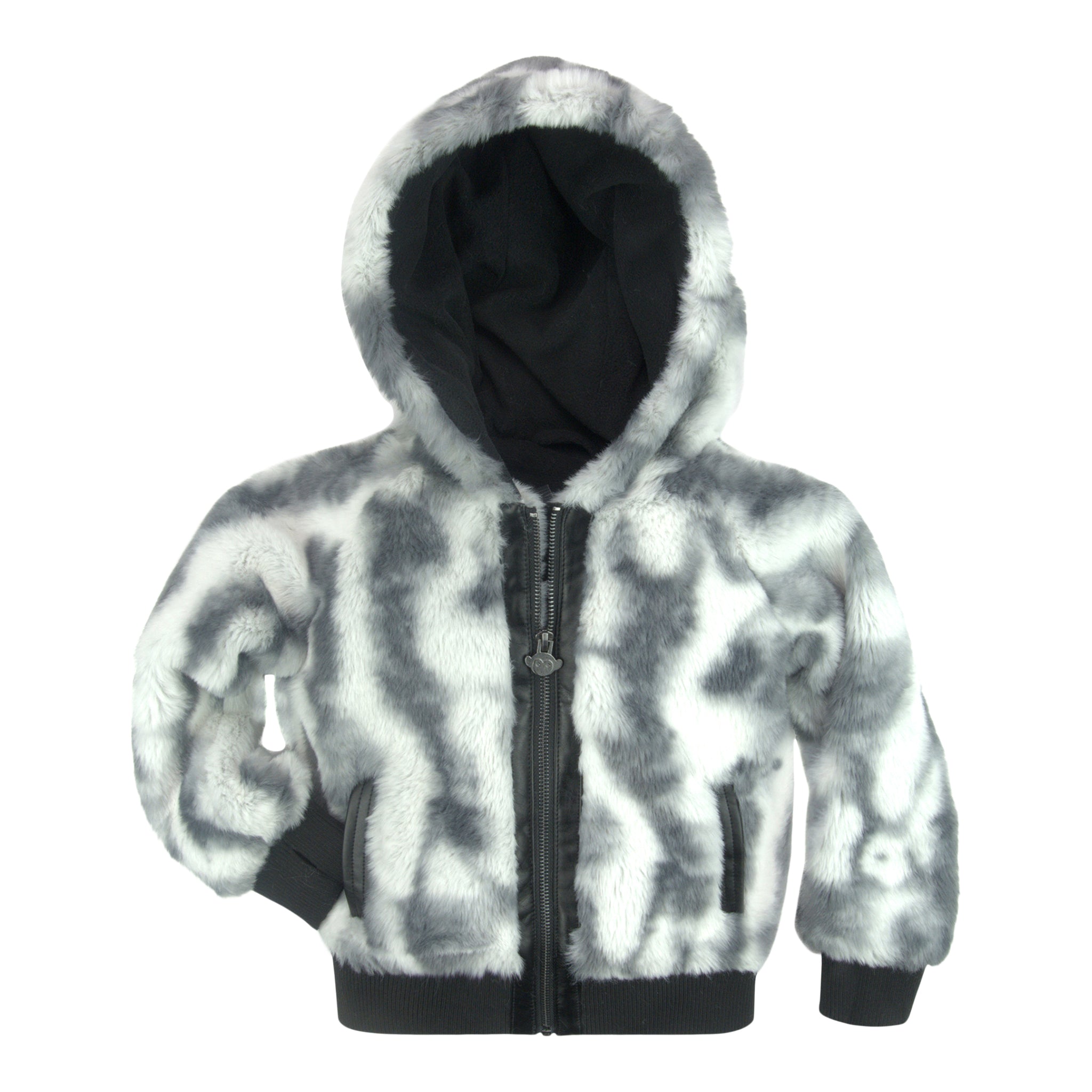 Luna Faux Fur Hooded Jacket - Denny's