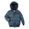 Teal Clouds Puffy Coat - Denny's