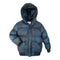 Teal Clouds Puffy Coat - Denny's