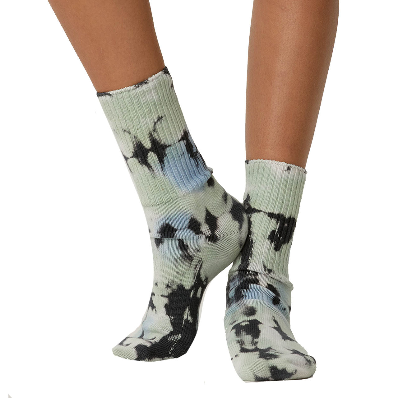 Green Wash Tie Dye Socks - Denny's