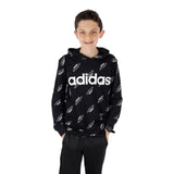 Hooded Print Linear Long Sleeve Tee - Denny's
