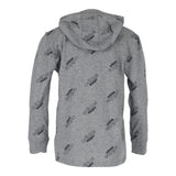 Hooded Print Long Sleeve Tee - Denny's