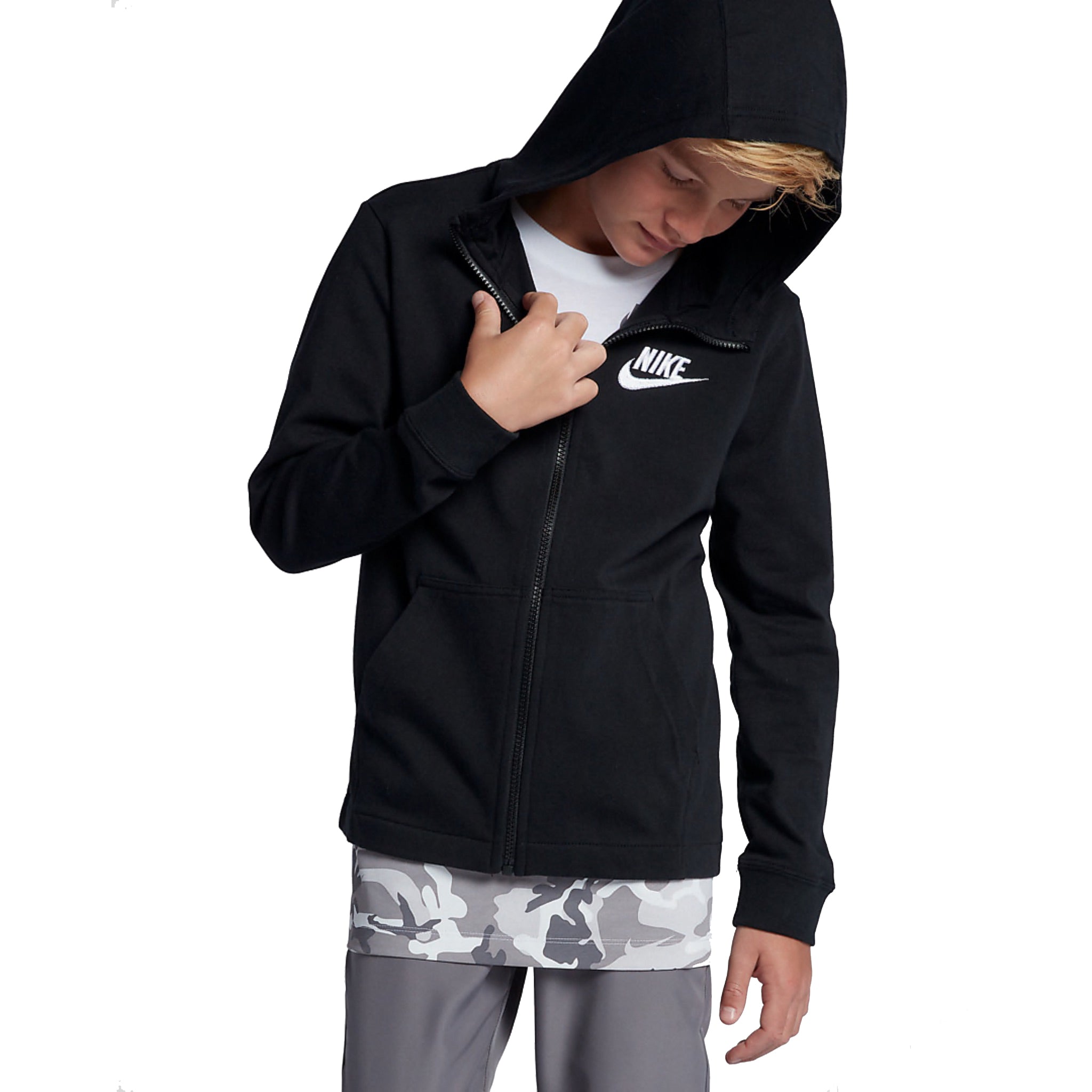 Nike Sportswear Full Zip Jersey Hoody - Denny's
