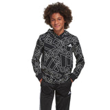 Outline Bos Hooded Long Sleeve Tee - Denny's
