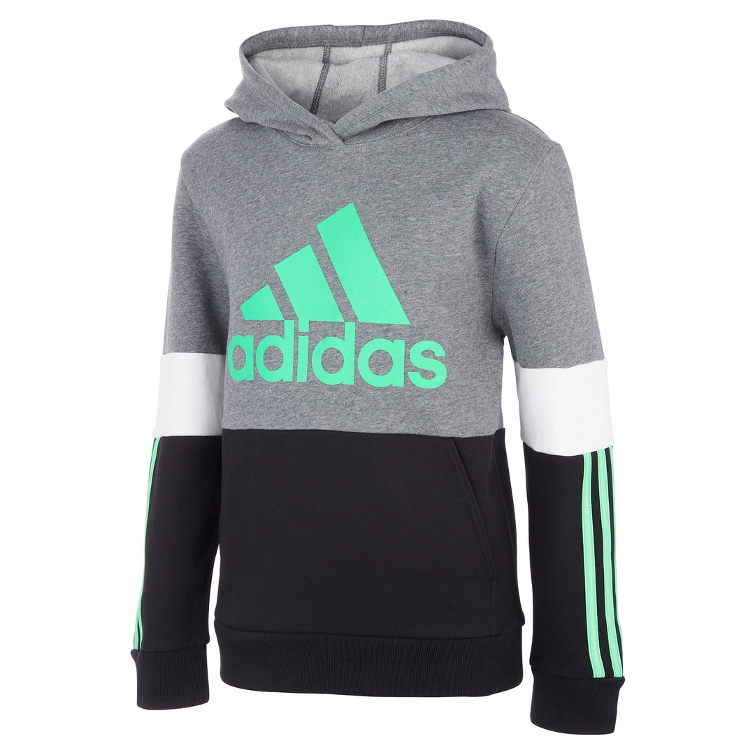 Adidas 3 block pullover hoodie hotsell